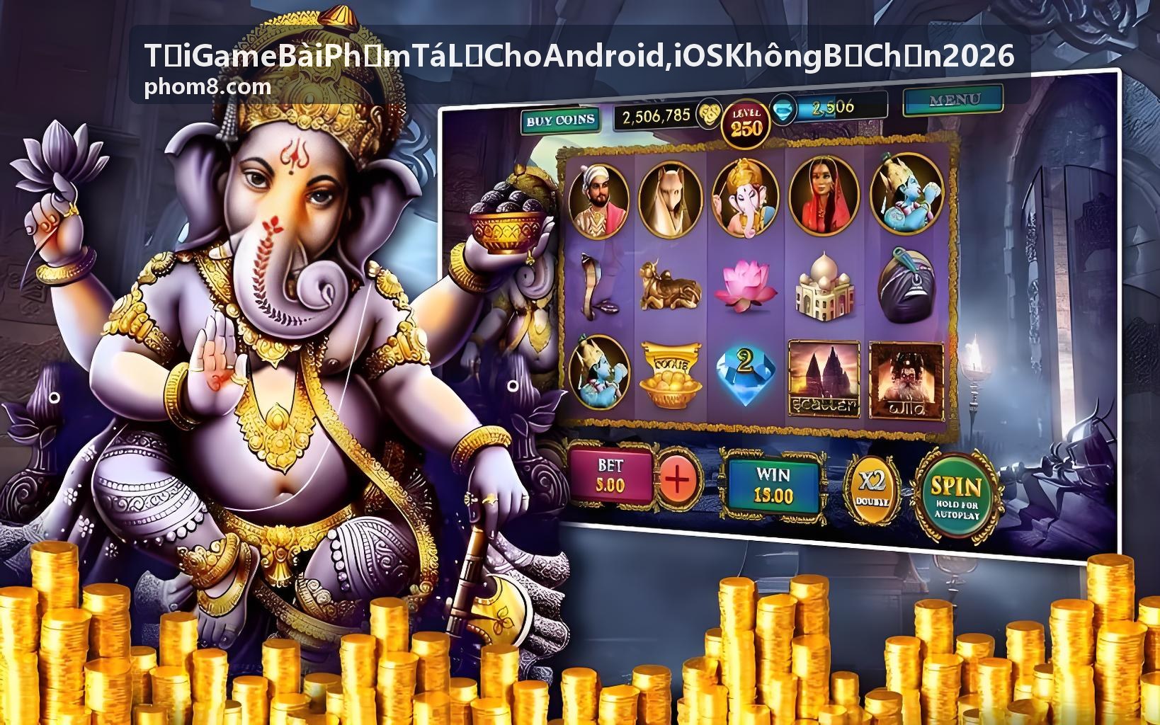 Giao diện game Tá Lả Sài Gòn trên Android iOS